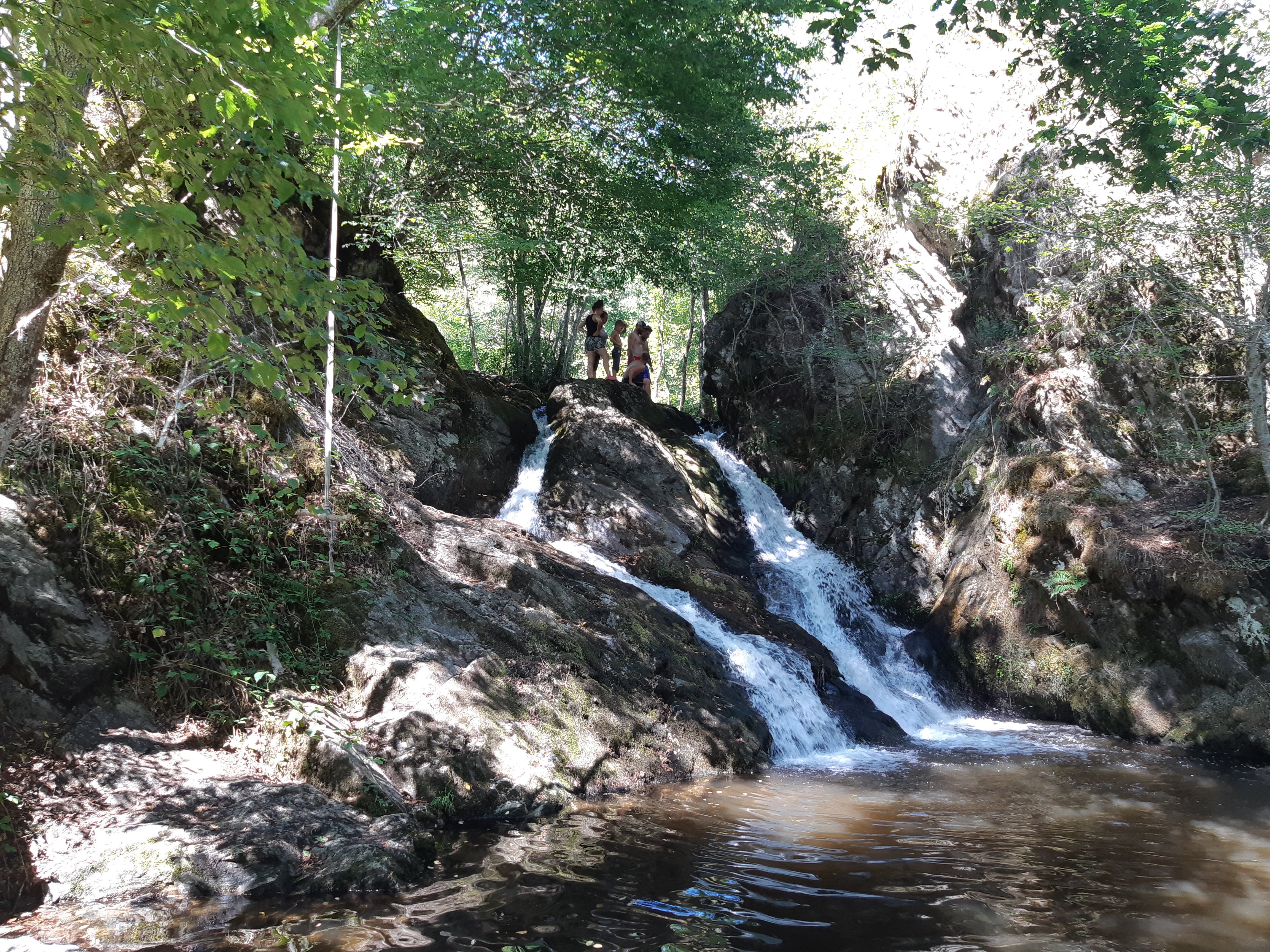 La cascade du Saut Tavagnat sur la Credogne